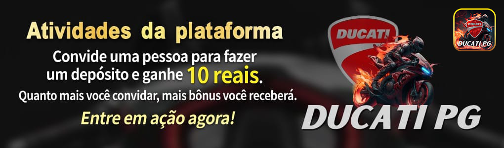 Imagem promocional da ducatipg.com mostrando a plataforma e suas vantagens
